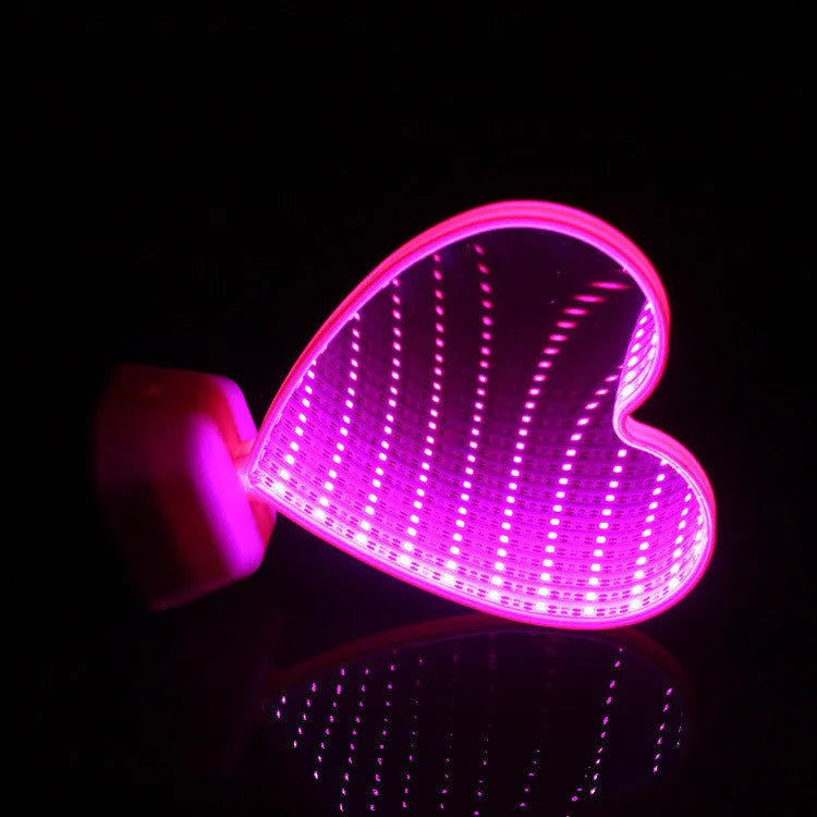 LED creative double-sided love tunnel light with rose red illumination measuring 16cm by 7cm by 19cm