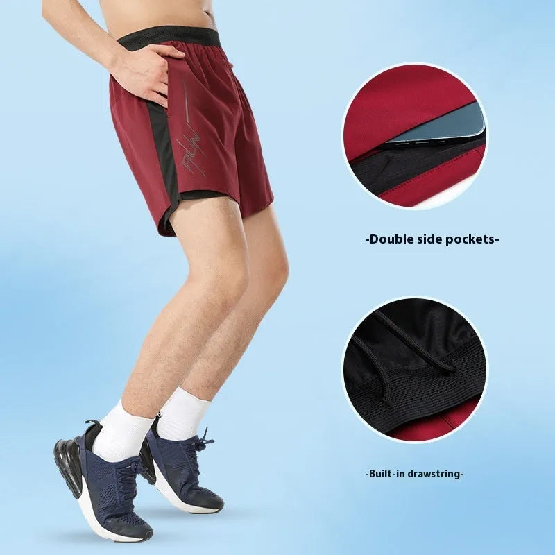 Men's low-waist polyester basketball shorts in solid colours showing extended size range options