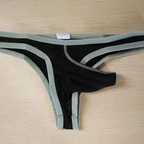 Men's Ice Silk underwear briefs shown in multiple colours including Army Green, black, and white.