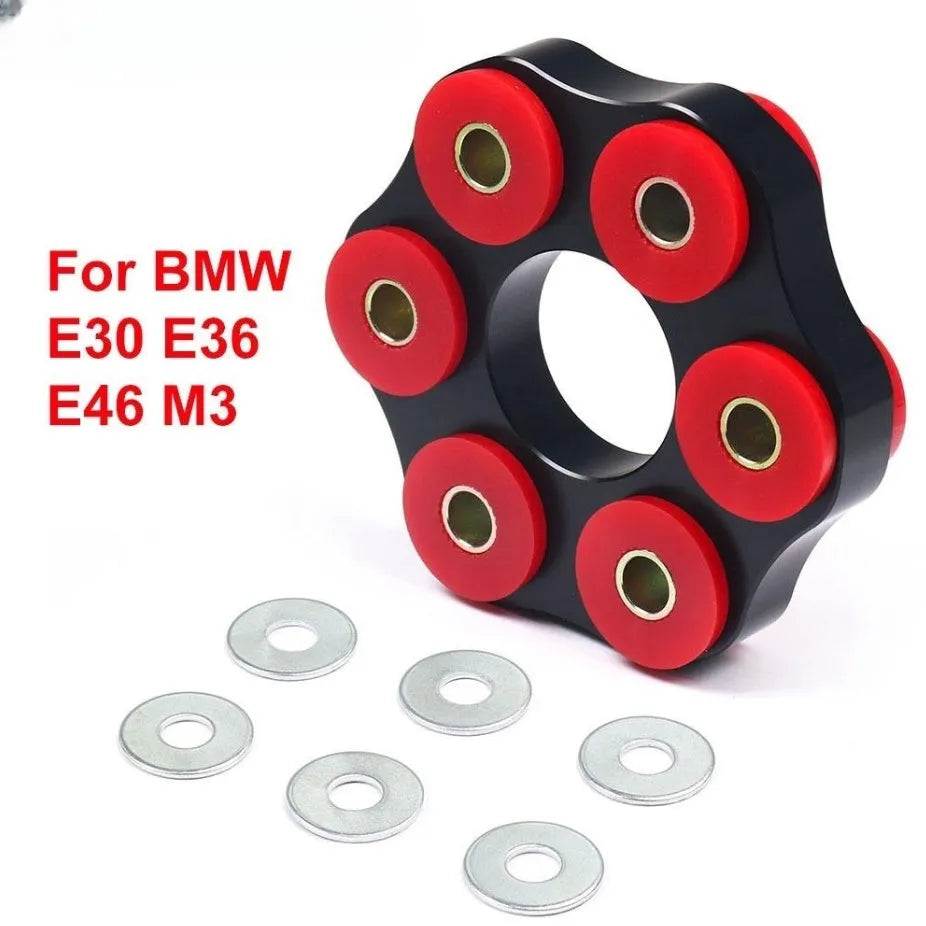 Red polyurethane aluminium drive shaft connecting plate bracket for BMW E46 E36 E30 M3 modification