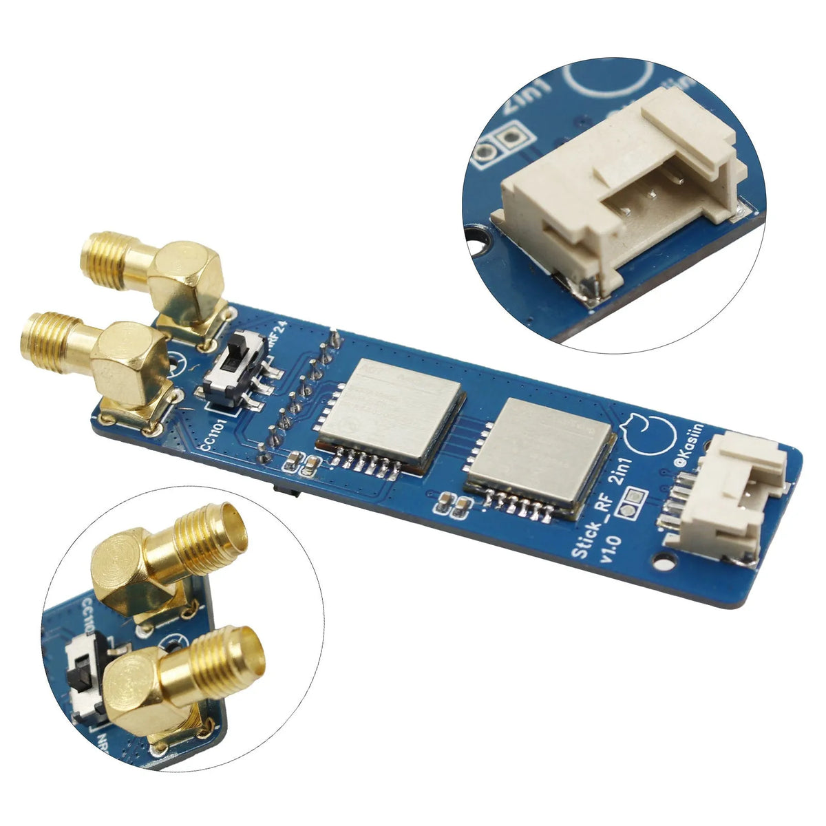 M5StickC PLUS2 ESP32 IoT module with two antennas and Grove connection cable, 43g PCB build
