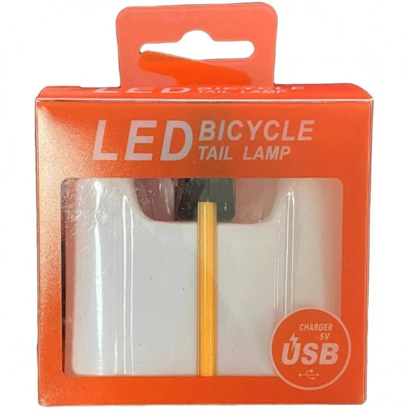 USB charging waterproof bicycle and motorcycle taillight modification wiring kit in five colour options