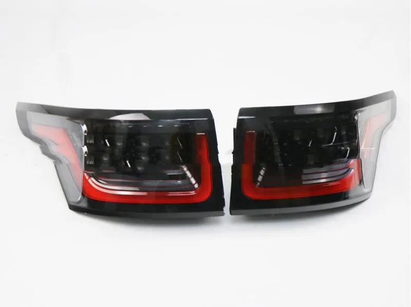 Pair of LED brake light assemblies for car rear bumper replacement, compatible with 2014-2020 models.