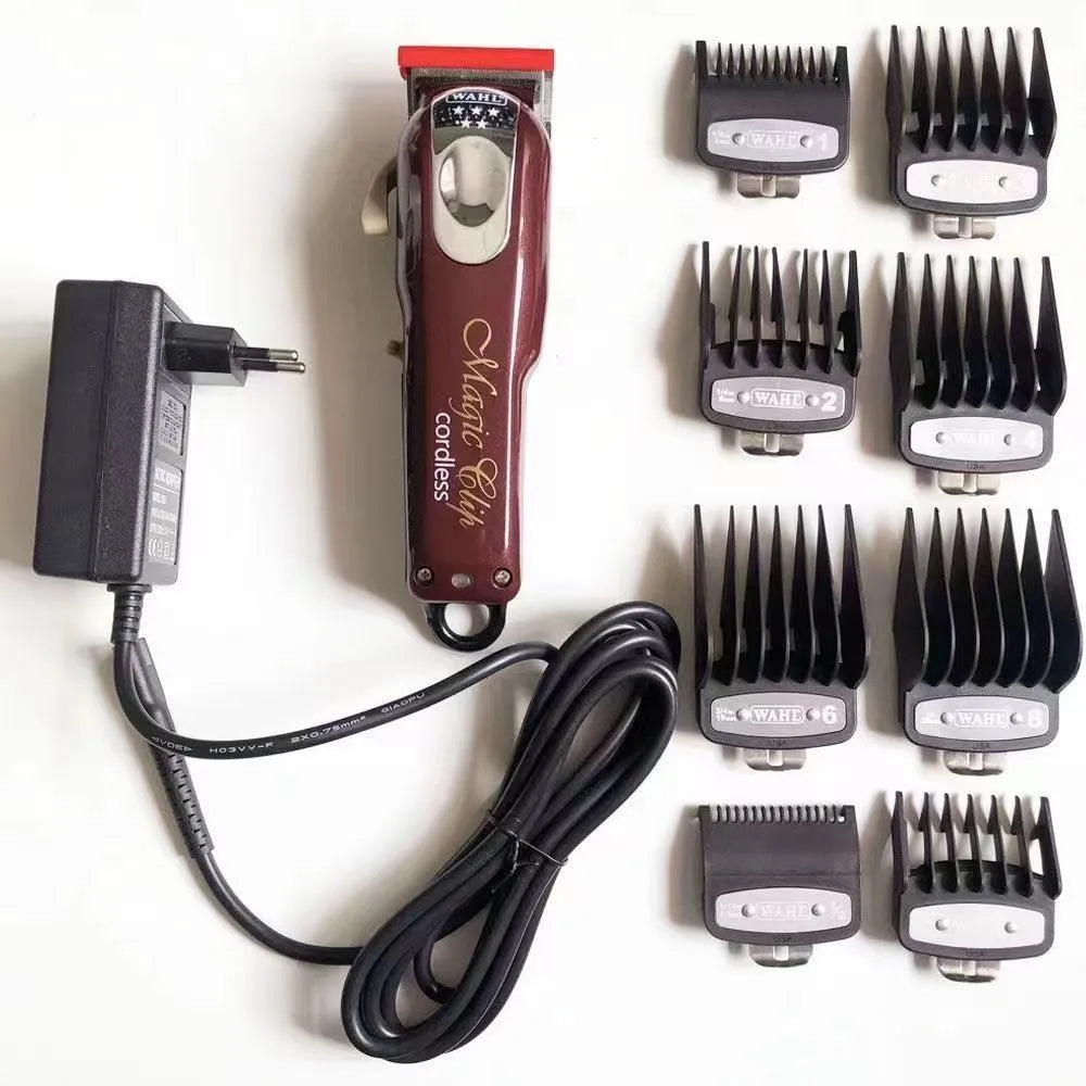 Hair clipper with charging stand and stainless steel blades