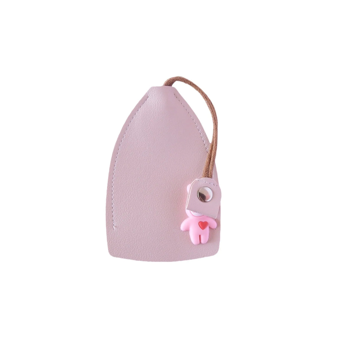 PU leather car key case in five colours with credit card slot and large key compartment.