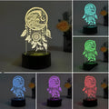 Black base dream catcher night light with colourful touch controls and remote