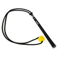 Black silicone elastic golf swing trainer rope for swing correction practice