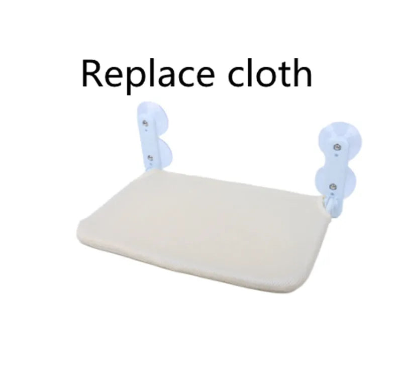 Foldable stainless steel cat window hammock seat cushion attached with suction cups.
