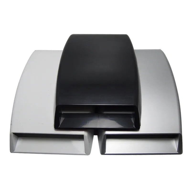 ABS plastic decorative car air vent simulation in black, white or silver colour