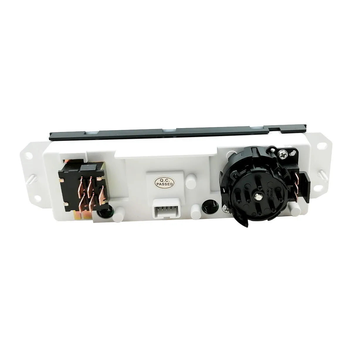 Black automotive air conditioning control panel for Jeep Wrangler with OE number 55056558AA