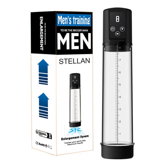 Electric pump masturbation device made from ABS and TPE materials with negative pressure stretching technology