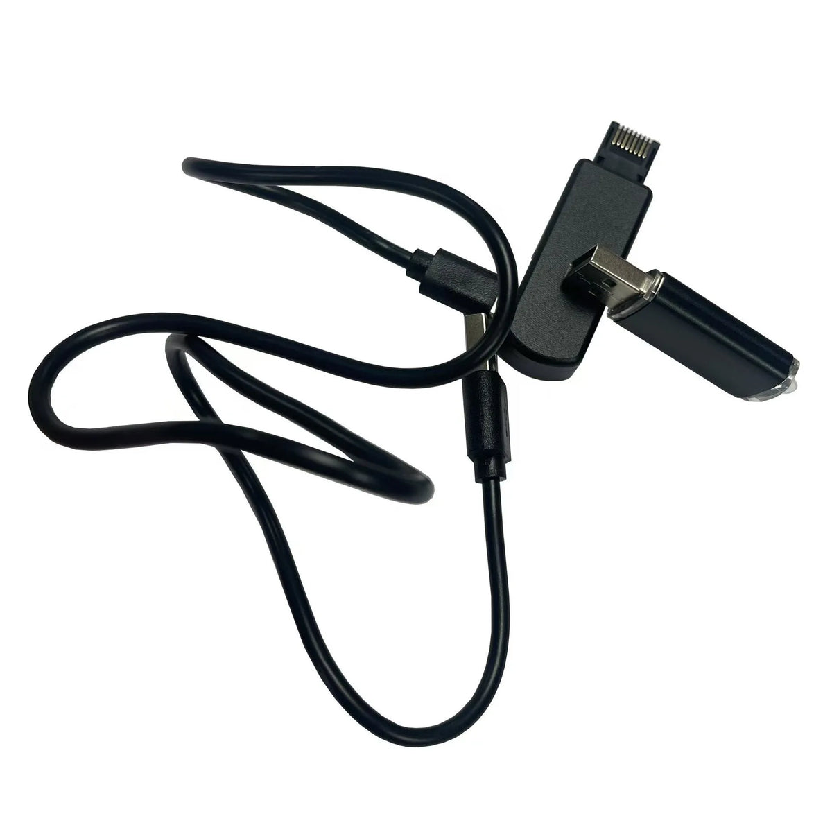 Black JB Tool USB adapter with Ethernet port for gaming system firmware switching