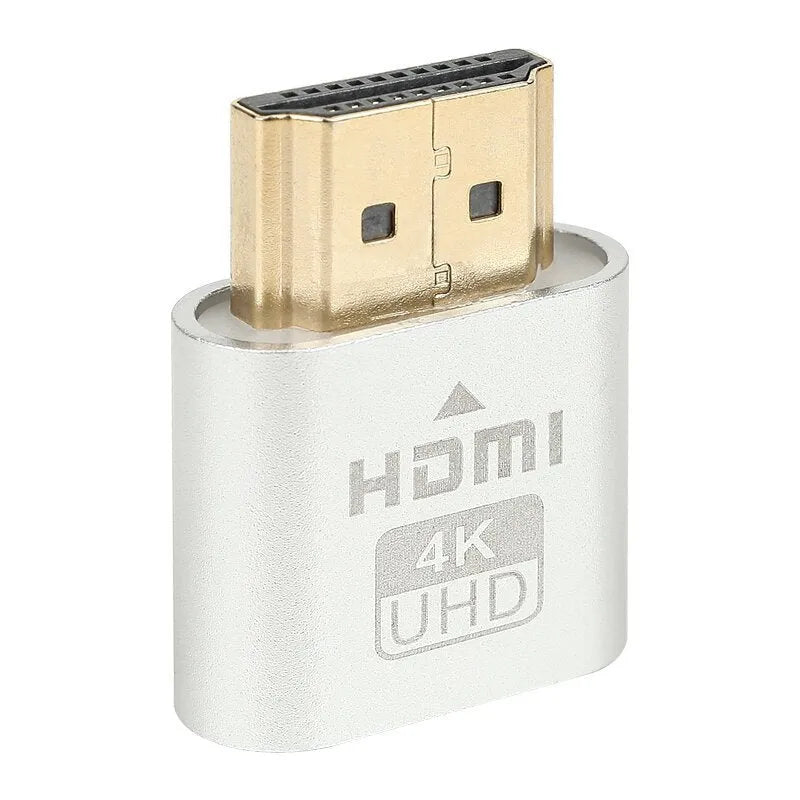 HDMI graphics card dummy plug virtual display in multiple colour finishes with 26.5mm wireless design