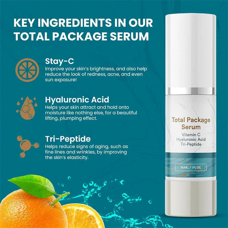 30ml facial essence bottle with dispenser applicator for moisturising and brightening treatment