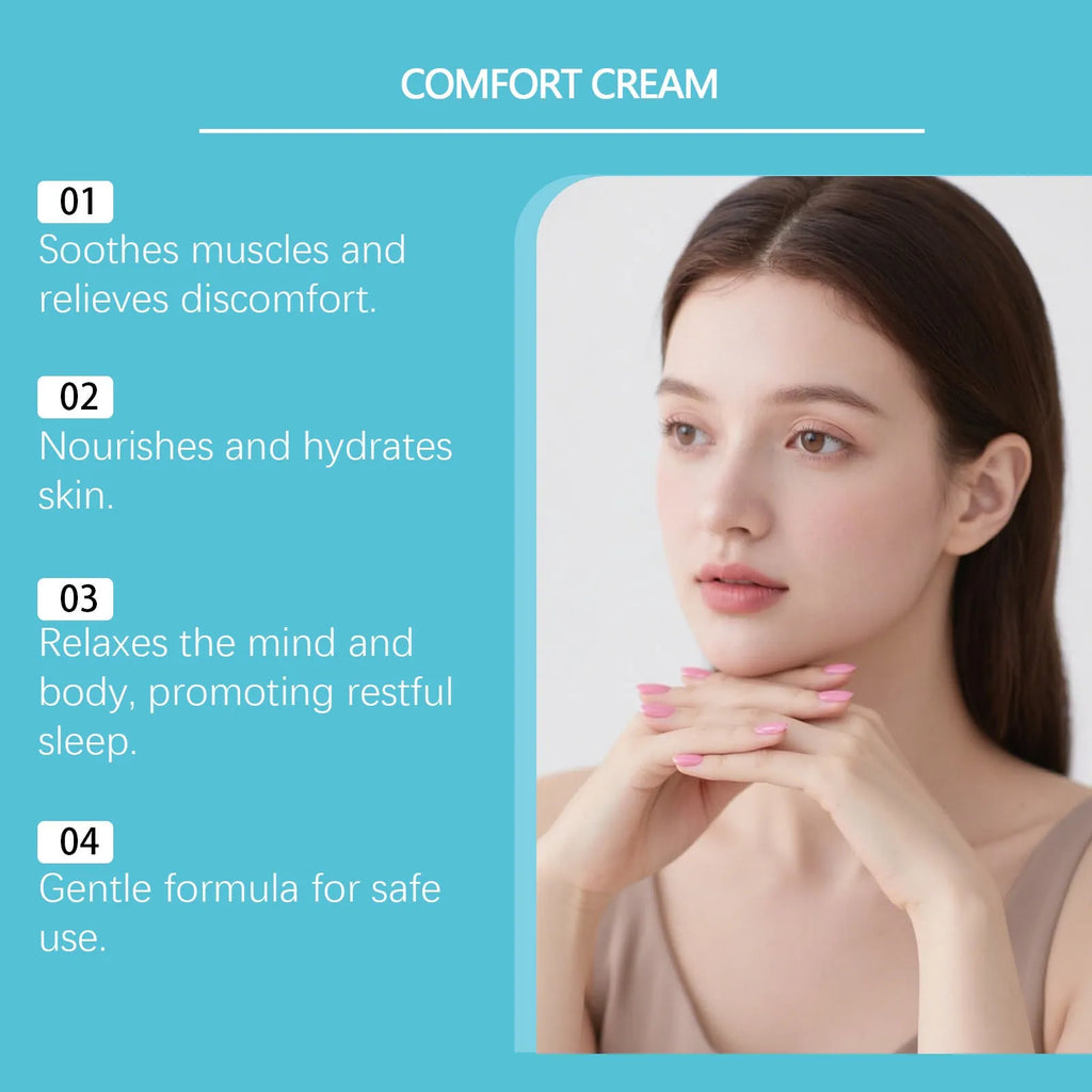 50g jar of gentle hydrating moisturising cream with active ingredients Shanjinchehua and menthol