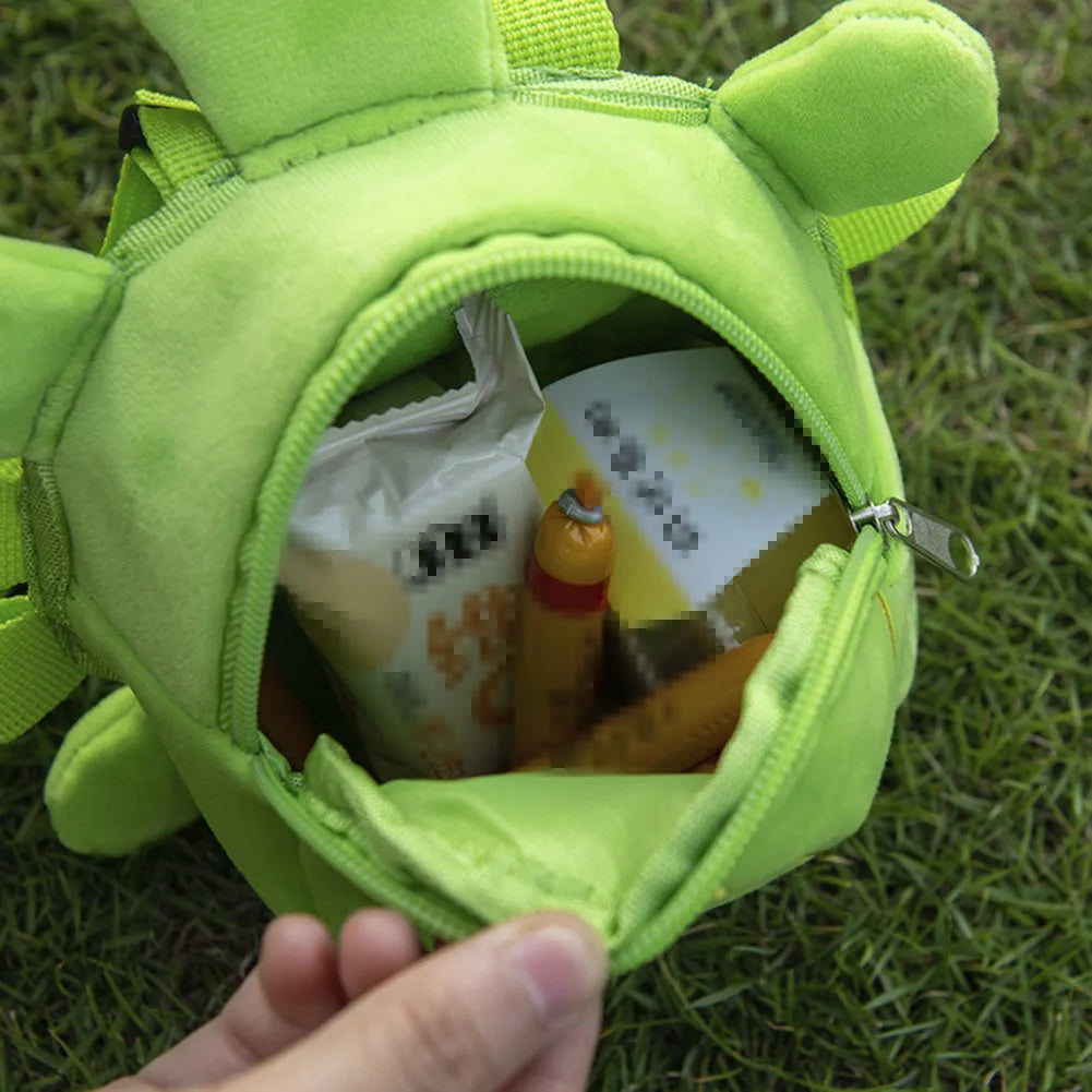 Cartoon turtle shape dog backpack harness with no-pull vest and metal zipper in various colours