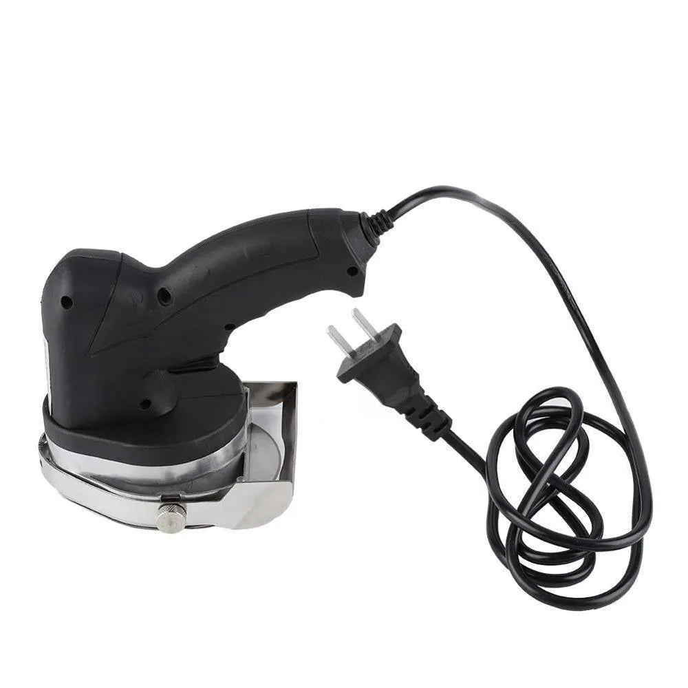 Black electric meat cleaver attachment for turkey barbecue machine with adjustable cutting range