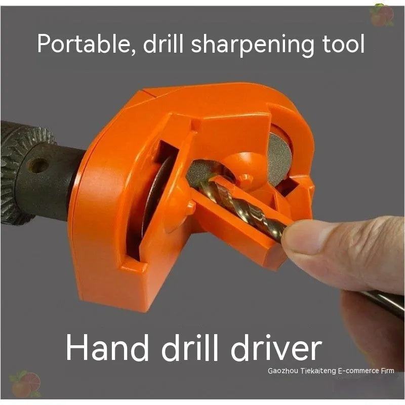 Portable universal grinding drill tool with orange and black colour options