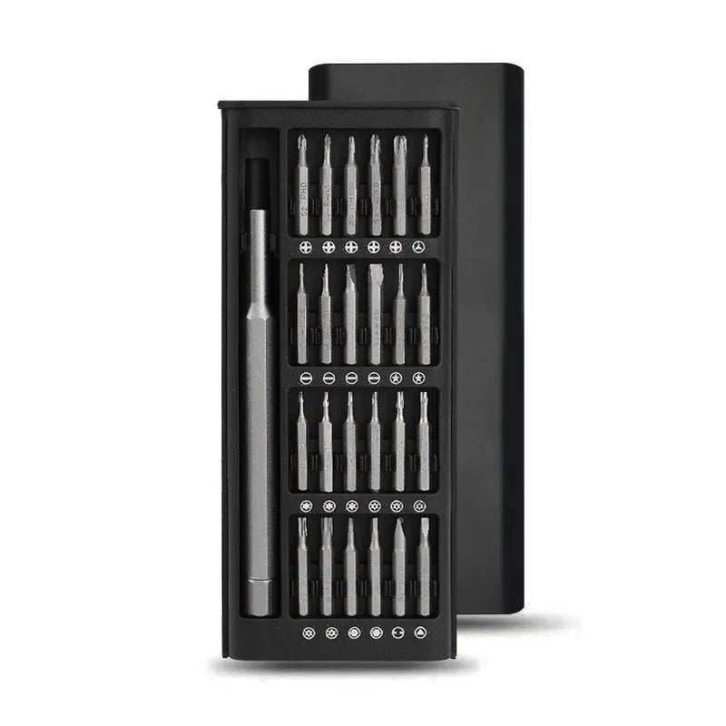 24 in 1 magnetic screwdriver repair kit with chrome vanadium steel shafts and aluminium/plastic handles