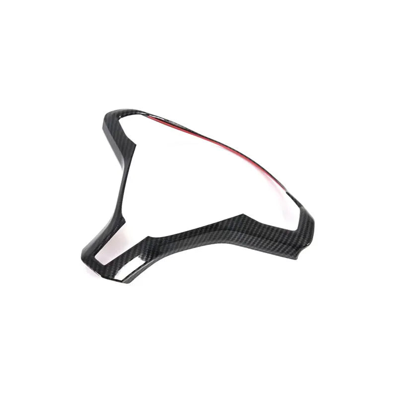Tesla Model S steering wheel decorative frame with carbon fibre finish