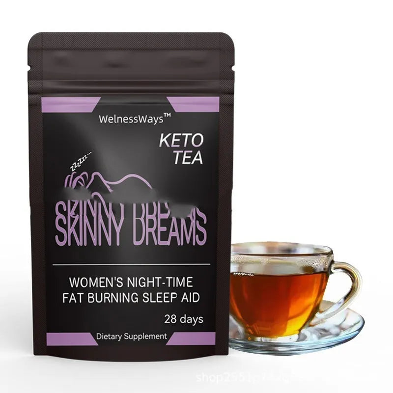 28 Day Slim Flat Tummy Tea herbal tea programme with multiple tea bag varieties