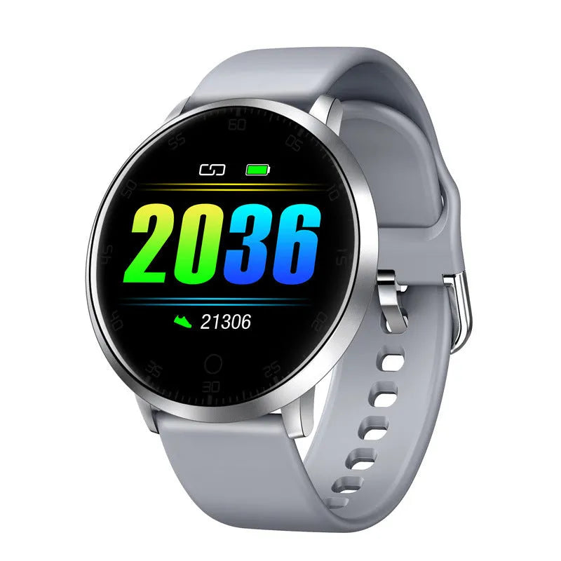 45mm waterproof smart health bracelet with zinc alloy case and 1.3-inch touch screen