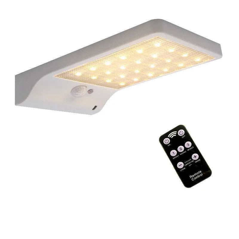 Outdoor solar garden light with IP65 waterproof rating for patio balcony courtyard lighting