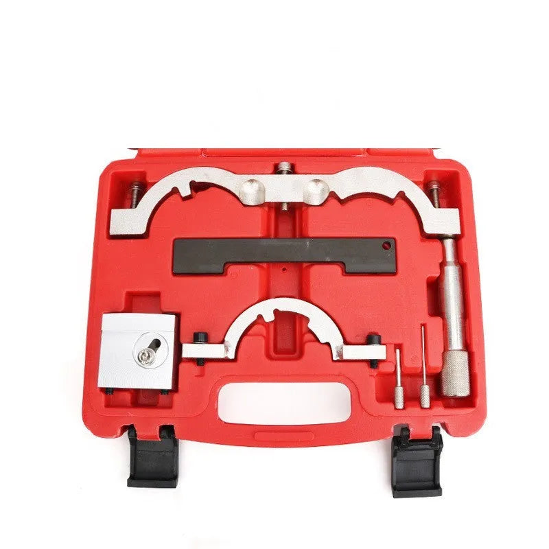 Opel 1.4 Oncla LUJ engine timing tool set with seven chrome-vanadium steel tools in red case