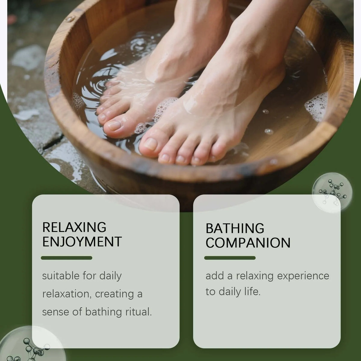 Ginger wormwood angelica foot soak beads 10pcs herbal edema foot bath with safflower extract