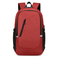 Oxford cloth computer backpack with 20-35L capacity in blue colour option