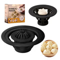 Black plastic steamed bun and dumpling mould tool for making dim sum