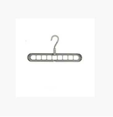 Plastic clothes hanger with rotating hook in pink or green colour for heavy garment storage