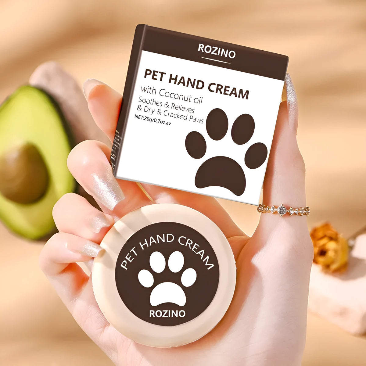 20g pet hand cream bottle for dog and cat skin moisturising care