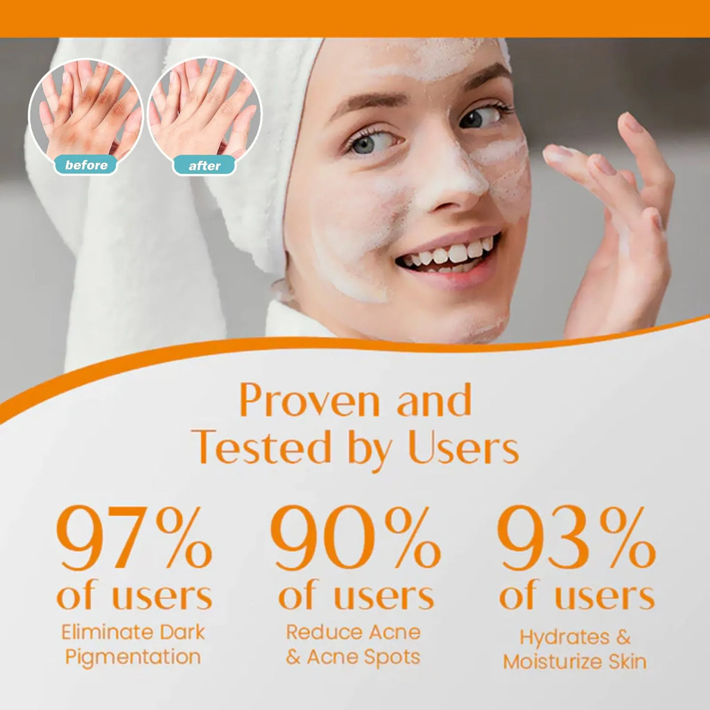 100g whitening vitamin soap bar for body care with kojic acid and hyaluronic acid