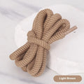 Oval shoelace adapter rope in multiple colours showing 1.0mm width and round braid construction