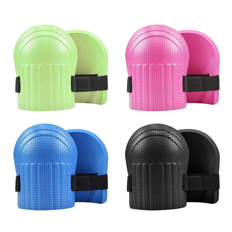 Pair of EVA foam kneepads in chosen colour for construction and repair work
