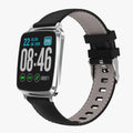 M8 smart bracelet showing zinc alloy body and TPU strap on a wrist