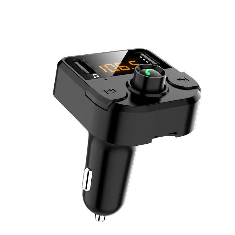 BT36B black car MP3 Bluetooth player with 1.1-inch screen and cigarette lighter connector