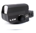LCO tactical red dot sight mounted on 20mm rail with holographic reflex reticle visible