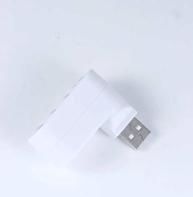 USB hub splitter with multiple USB 2.0 ports in black and white colour options