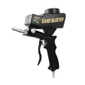 Portable pneumatic sandblasting gun with 21Ibs tank in black or blue colour options