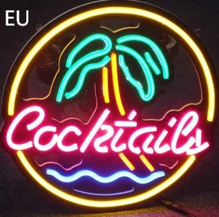 LED coffee neon billboard light for business interior decoration with mixed colours