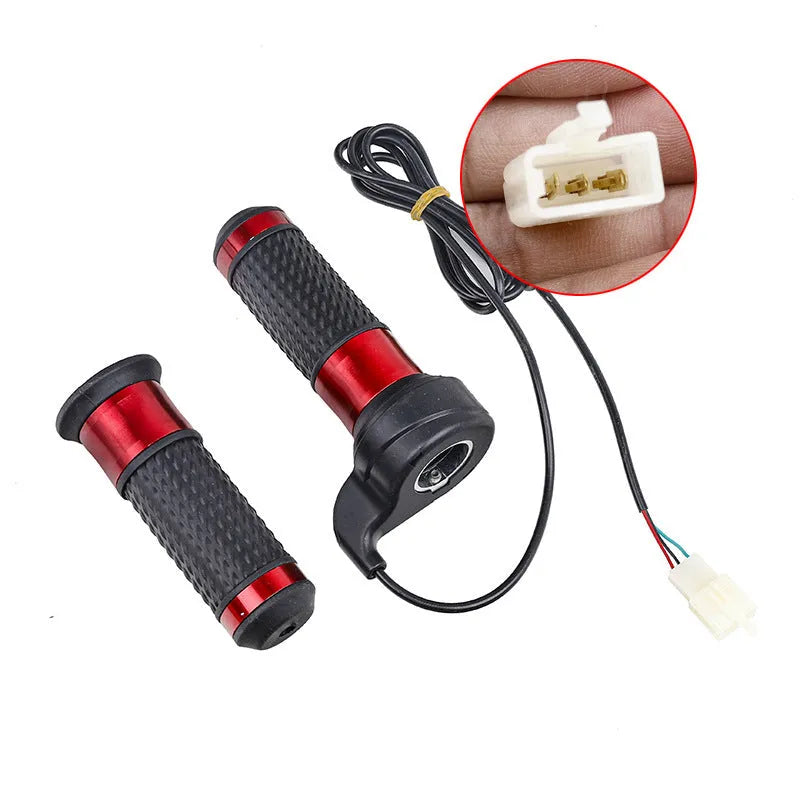 Three-wheel electric car accelerator modification kit with plastic transfer handle and multiple configuration options