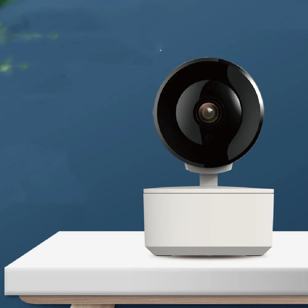 Indoor wifi security camera with 1080P resolution and pan tilt rotation for motion detection monitoring