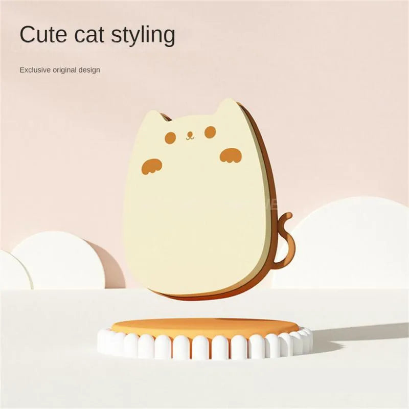 Blue sponge and silicone pet comb with dual-length bristles for grooming cats and dogs.