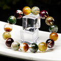Crystal bracelet with colourful ghost cornucopia design on 10mm ball beads