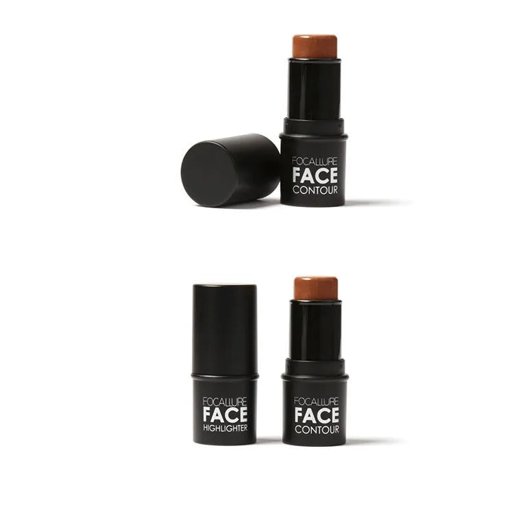Face Contour Highlighter makeup product with four colour options A, B, C, D