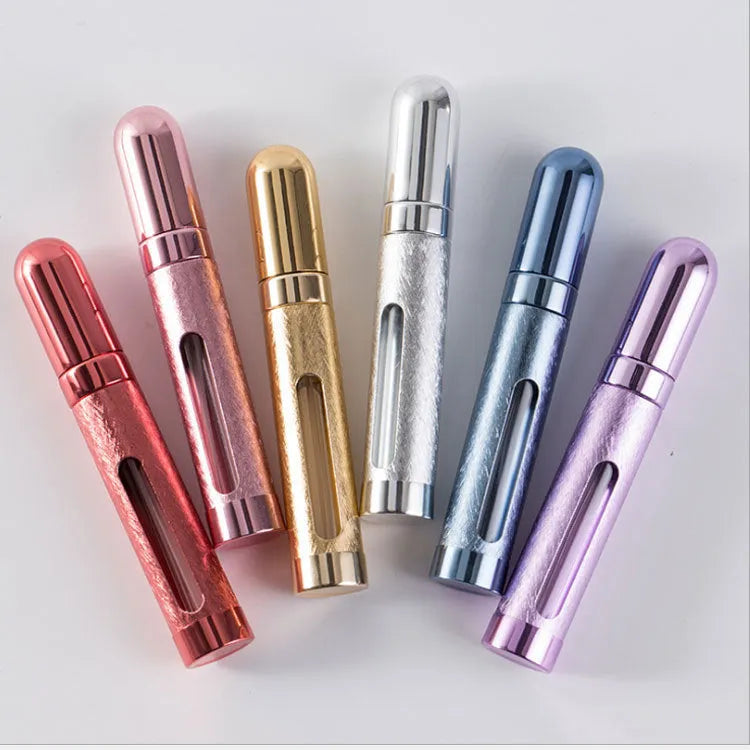 12ml aluminium bullet perfume bottle with glass liner in assorted colours
