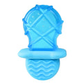 Dog cooling toy set with water-filled pacifier, popsicle and ring shapes for freezing