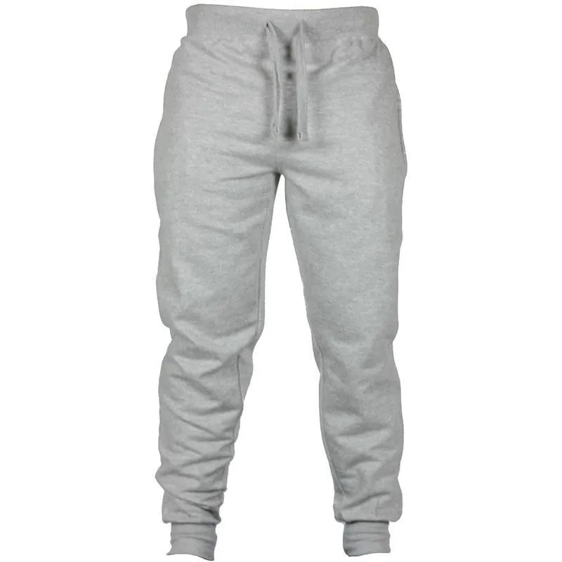 Men's loose fit fleece sweatpants with drawstring waist in four colour options